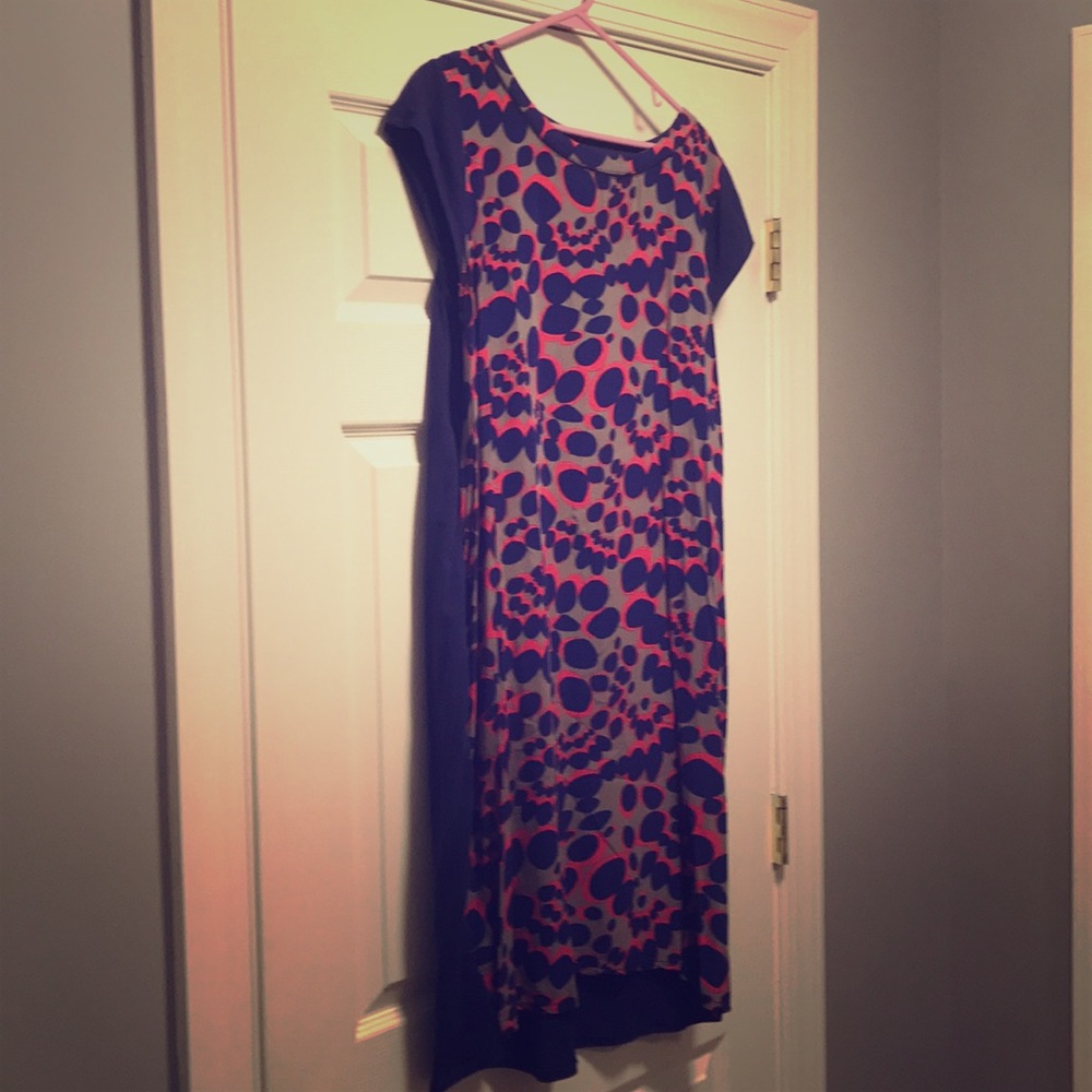 Boden US 16L blue pattern dress